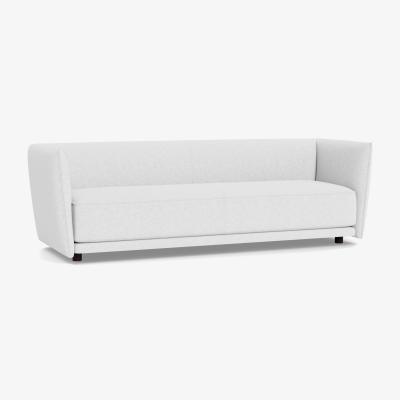 Heal's Heal's Valley 4 Seater Sofa Loop Boucle Polar Walnut Stain Feet - Heal's UK Furniture