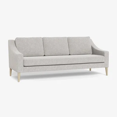 Heal's Heal's Richmond 4 Seater Sofa Chunky Boucle Ecru Tinted Ash Feet - Heal's UK Furniture