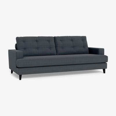 Heal's Heal's Mistral 4 Seater Sofa Linen Dark Grey Natural Feet
