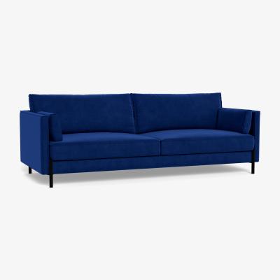 Heal's Heal's Tortona 4 seater Sofa Smart Luxe Velvet Azure