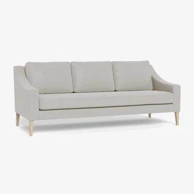 Heal's Heal's Richmond 4 Seater Sofa Capelo LinenCotton Sea Salt Natural Feet - Heal's UK Furniture