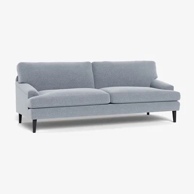 Heal's Heal's Stanton 4 Seater Sofa Boucle Steel Black Feet