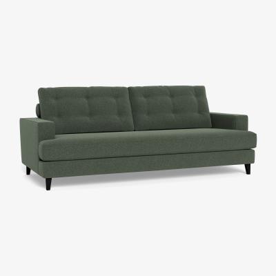 Heal's Heal's Mistral 4 Seater Sofa Brushed Cotton Mist Natural Feet