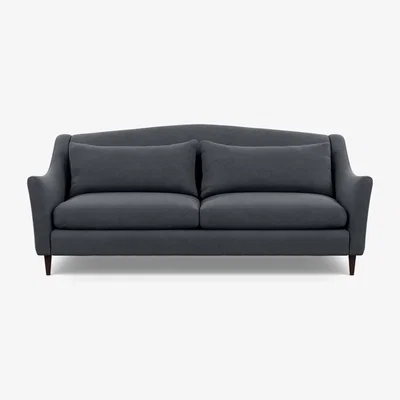 Heal's Heal's Somerset 4 Seater Sofa Texture Soot Dark Stain - Heal's UK Furniture