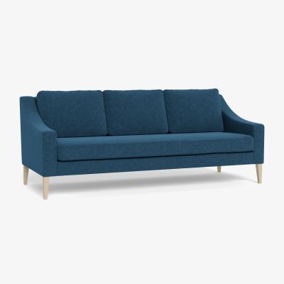 Heal's Heal's Richmond 4 Seater Sofa Texture Ink Walnut Feet - Heal's UK Furniture