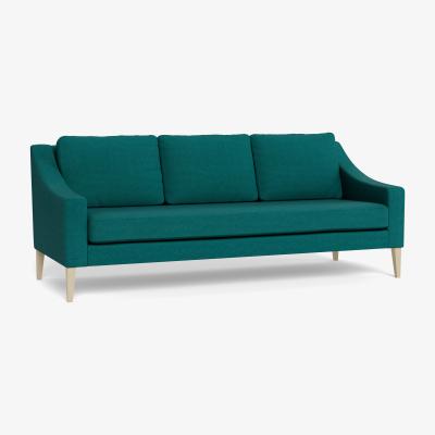 Heal's Heal's Richmond 4 Seater Sofa Brushed Cotton Pine Black Feet
