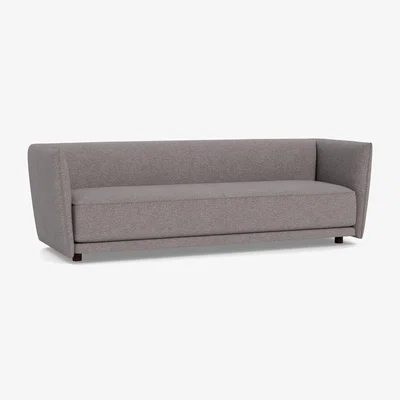 Heal's Heal's Valley 4 Seater Sofa Loop Boucle Granite Walnut Stain Feet - Heal's UK Furniture