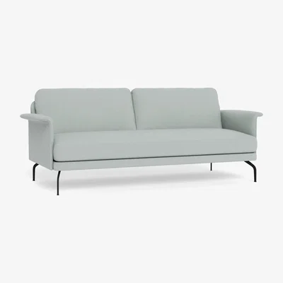 Heal's Heal's Iver 4 Seater Sofa Brushed Cotton Oat Black Feet