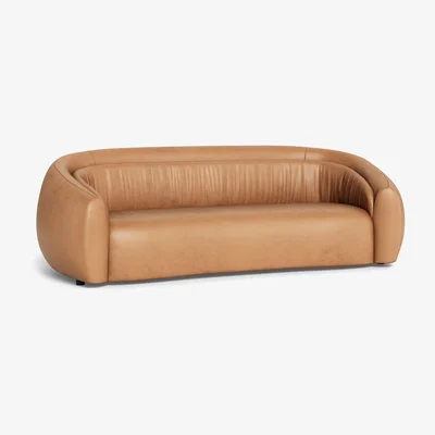 Heal's Heal's Flora 4 Seater Sofa Daino Leather Parchment