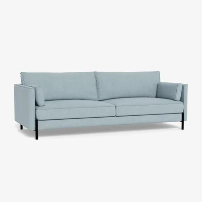 Heal's Heal's Tortona 4 seater Sofa Smart Linen Mix Duck Egg - Heal's UK Furniture