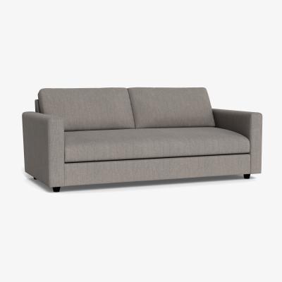 Heal's Heal's Nimbus 4 Seater Sofa Broad Weave Pebble Black Feet