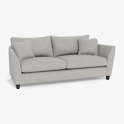 Heal's Heal's Torino 4 Seater Sofa Smart Linen Mix Silver Natural Ash - Heal's UK Furniture