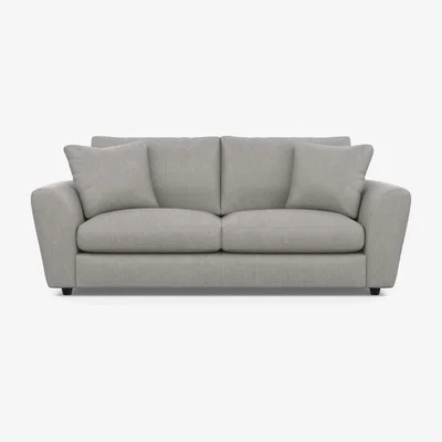 Heal's Heal's Snooze 4 Seater Sofa Velvet Mink Black Feet - Heal's UK Furniture