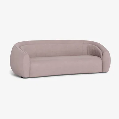 Heal's Heal's Flora 4 Seater Sofa Siena Cotton Dusky Pink