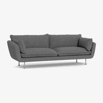 Heal's Heal's Allora 4 Seater Sofa Tejo Recycled Noir Black Feet