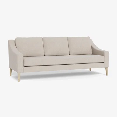 Heal's Heal's Richmond 4 Seater Sofa Texture Limestone Natural Feet - Heal's UK Furniture