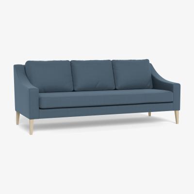 Heal's Heal's Richmond 4 Seater Sofa Capelo Linen Mineral Tinted Ash Feet