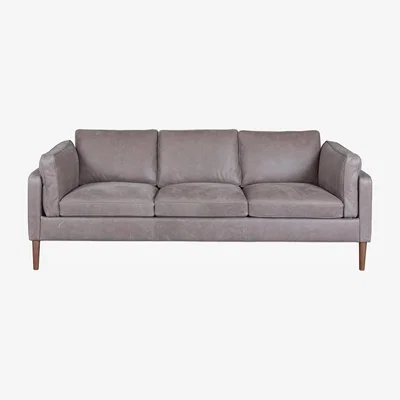 Heal's Heal's Sonno 4 Seater Heritage Leather Camel 2015 Natural Feet - Heal's UK Furniture