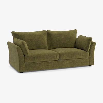 Heal's Heal's Tailor 4 Seater Sofa Velvet Boucle Wilder Black Feet