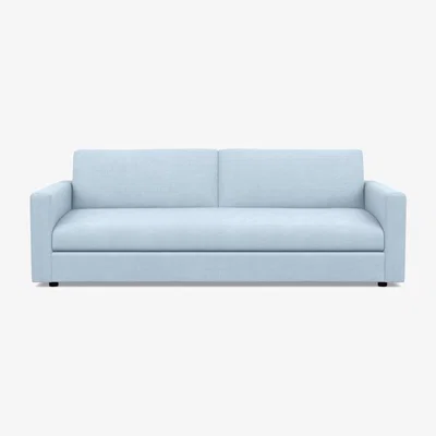 Heal's Heal's Nimbus 4 Seater Sofa Melton Wool Red Oxide Black Feet - Heal's UK Furniture