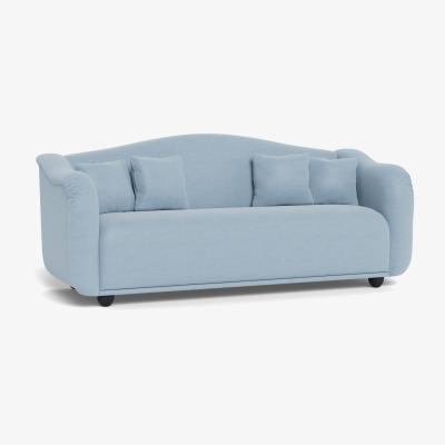 Heal's Heal's Tetbury 4 Seater Sofa Capleo Linen-Cotton Sea Shanty  Natural Beech Feet