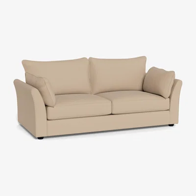 Heal's Heal's Tailor 4 Seater Sofa Capelo Linen-Cotton Bamboo Black Feet