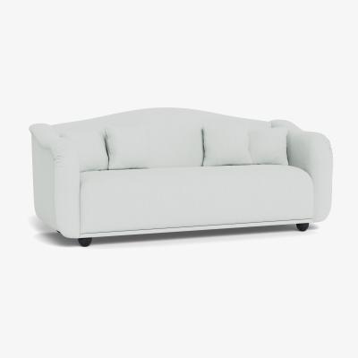 Heal's Heal's Tetbury 4 Seater Sofa Broad Weave Tin Black Beech Feet