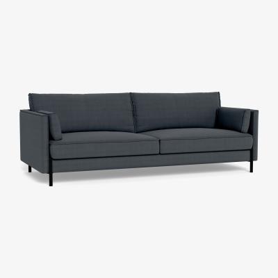 Heal's Heal's Tortona 4 seater Sofa Linen Dark Grey
