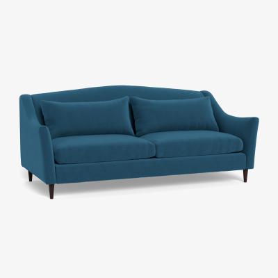 Heal's Heal's Somerset 4 Seater Sofa Melton Wool Shale Dark Stain - Heal's UK Furniture