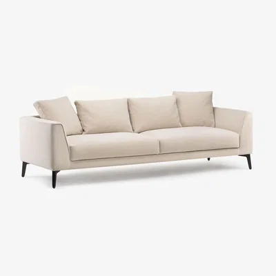 Heal's De La Espada McQueen 4 Seater Sofa Natural Coda 2 Upholstery - Heal's UK Furniture