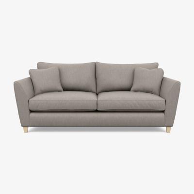 Heal's Heal's Torino 4 Seater Sofa Broad Weave Pebble Natural Ash Feet - Heal's UK Furniture