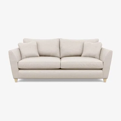 Heal's Heal's Torino 4 Seater Sofa Texture Limestone Natural Ash - Heal's UK Furniture