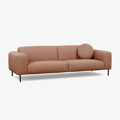 Heal's Heal's Luna 4 Seater Sofa Marylebone Velvet Mint Black Feet - Heal's UK Furniture