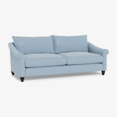 Heal's Heal's Devon 4 Seater Capelo LinenCotton Sea Shanty Natural Ash Feet - Heal's UK Furniture