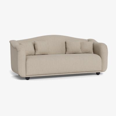 Heal's Heal's Tetbury 4 Seater Sofa Broad Weave Putty Natural Beech Feet