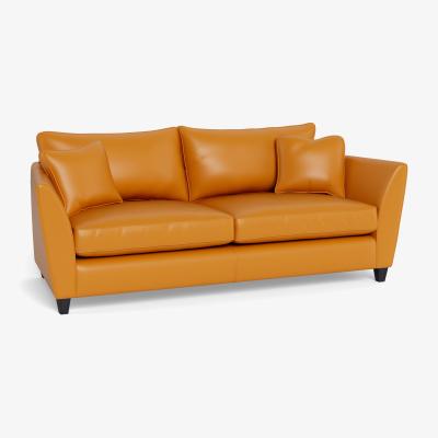 Heal's Heal's Torino 4 Seater Leather Sofa Leather Cognac Natural Feet