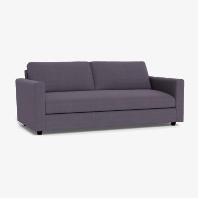 Heal's Heal's Nimbus 4 Seater Sofa Linen Shadow Black Feet