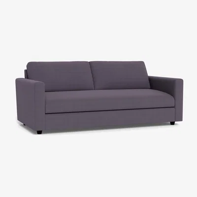 Heal's Heal's Nimbus 4 Seater Sofa Linen Shadow Black Feet