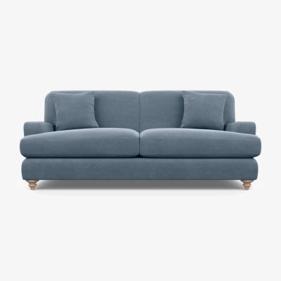 Heal's Heal's Hampstead 4 Seater Sofa Texture Limestone Natural Feet - Heal's UK Furniture