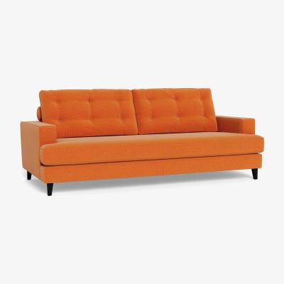 Heal's Heal's Mistral 4 Seater Sofa Tejo Recycled Zinnia Black Feet