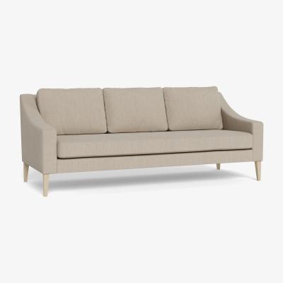 Heal's Heal's Richmond 4 Seater Sofa Broad Weave Putty Natural Feet