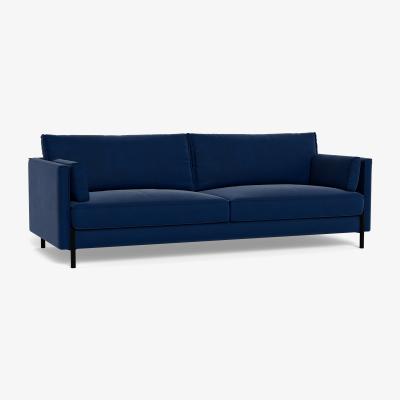 Heal's Heal's Tortona 4 seater Sofa Velvet Midnight