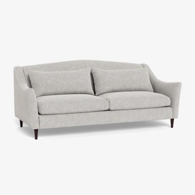 Heal's Heal's Somerset 4 Seater Sofa Chunky Boucle Ecru Natural Feet