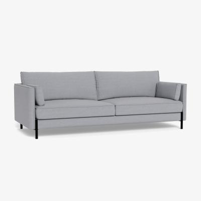 Heal's Heal's Tortona 4 seater Sofa Brushed Cotton Pewter - Heal's UK Furniture
