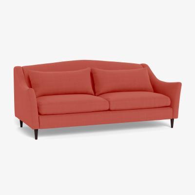 Heal's Heal's Somerset 4 Seater Sofa Linen Grenadine Dark Stain - Heal's UK Furniture
