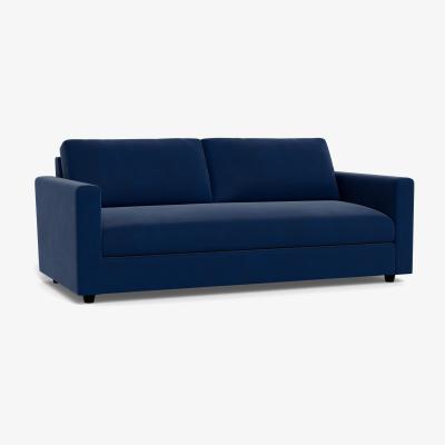 Heal's Heal's Nimbus 4 Seater Sofa Velvet Midnight Black Feet