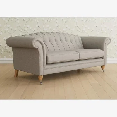John Lewis Laura Ashley Gloucester Grand 4 Seater Sofa, Oak Leg