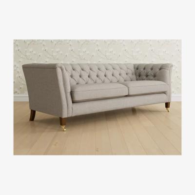 John Lewis Laura Ashley Chatsworth Grand 4 Seater Sofa, Teak Leg