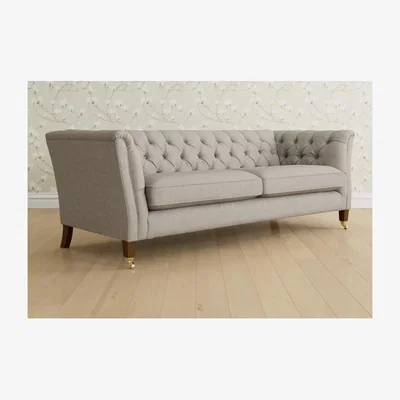 John Lewis Laura Ashley Chatsworth Grand 4 Seater Sofa, Teak Leg