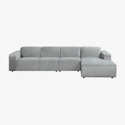 My Furniture Pebble Large Right Hand Corner Sofa – Dove Grey